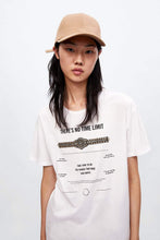 Load image into Gallery viewer, BEJEWELLED SLOGAN T-SHIRT