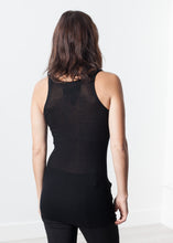 Carica l'immagine nel visualizzatore di Gallery, Easy Ribbed Tank in Black