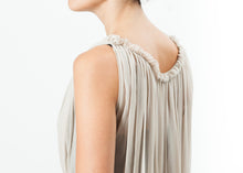 Carica l'immagine nel visualizzatore di Gallery, Chiffon Cape Back Dress in Sand