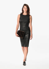 Carica l'immagine nel visualizzatore di Gallery, Iranta Leather Dress in Black