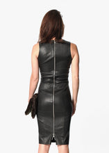 Carica l'immagine nel visualizzatore di Gallery, Iranta Leather Dress in Black