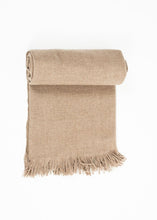 Carica l'immagine nel visualizzatore di Gallery, Cashmere Tassel Blanket in Brown