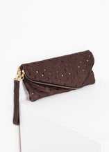 Carica l'immagine nel visualizzatore di Gallery, Roxanne Leather Clutch in Brown