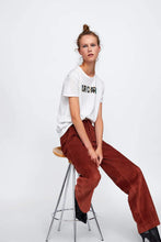 Carica l&#39;immagine nel visualizzatore di Gallery, CONTRAST TWEED T-SHIRT
