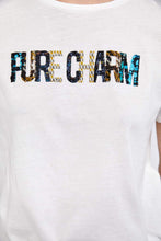 Carica l&#39;immagine nel visualizzatore di Gallery, CONTRAST TWEED T-SHIRT
