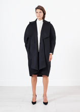 Load image into Gallery viewer, Shahmeena Cocoon Coat in Black
