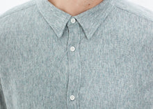 Carica l&#39;immagine nel visualizzatore di Gallery, Kasuri Jersey Button-Up in Blue Grey
