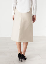 Load image into Gallery viewer, Tulle Pleat Skirt in Cream
