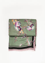 Load image into Gallery viewer, Floral Cashmere Scarf
