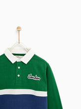Carica l&#39;immagine nel visualizzatore di Gallery, EMBROIDERED THREE-TONE POLO SHIRT
