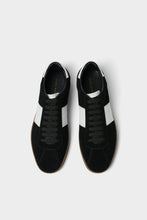 Load image into Gallery viewer, BLACK LEATHER PLIMSOLLS
