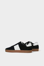 Load image into Gallery viewer, BLACK LEATHER PLIMSOLLS
