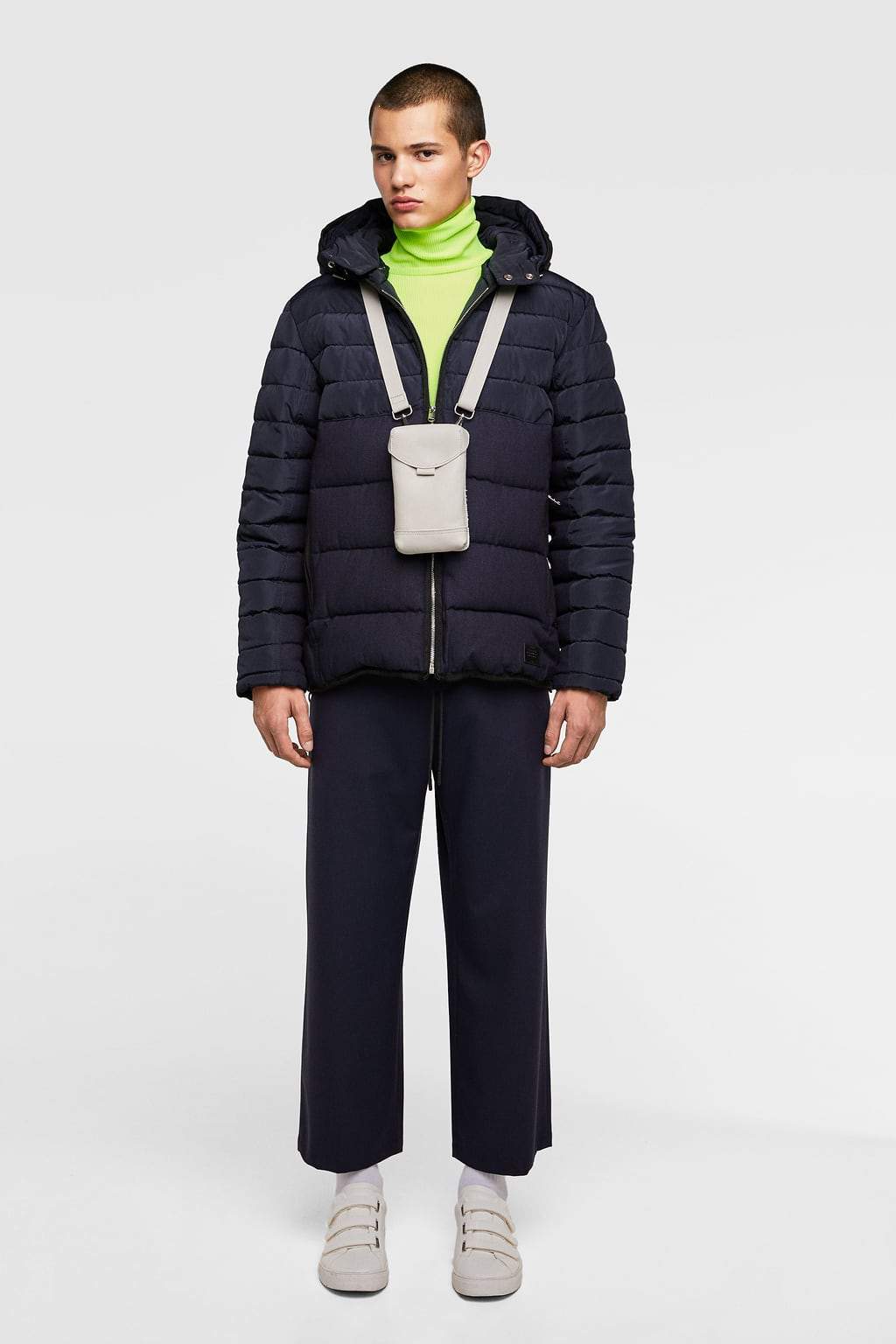 CONTRAST PUFFER JACKET