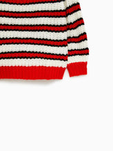 Carica l&#39;immagine nel visualizzatore di Gallery, DOUBLE STRIPE SWEATER
