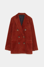 Carica l&#39;immagine nel visualizzatore di Gallery, DOUBLE-BREASTED CORDUROY BLAZER
