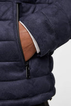 Load image into Gallery viewer, FAUX SUEDE PUFFER JACKET
