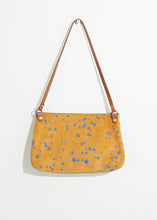Carica l&#39;immagine nel visualizzatore di Gallery, Ink Splatter Shoulder Bag in Mustard/Blue
